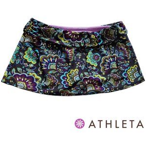 Athleta Floral Swim Skirt
